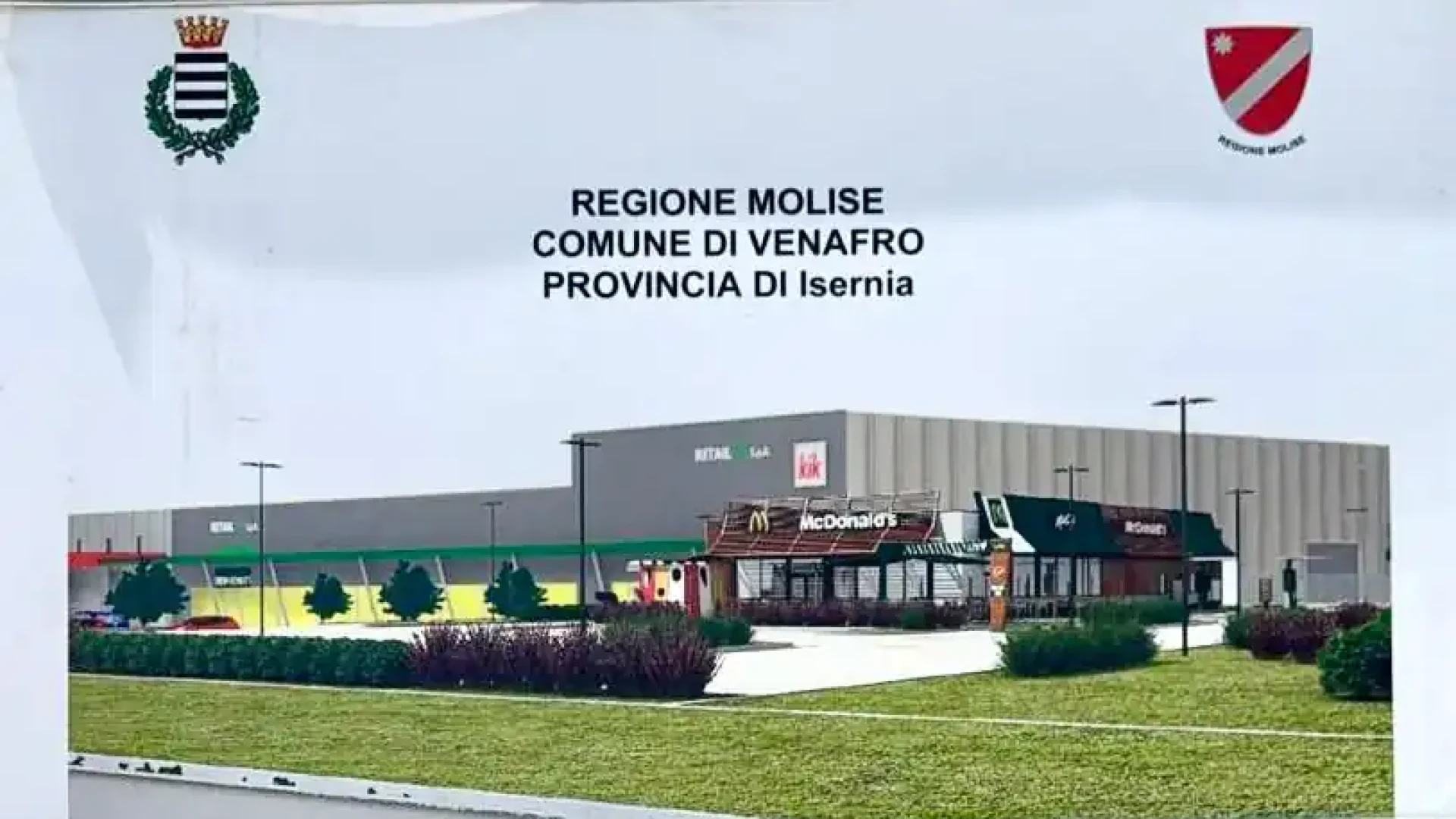 Nel raggio di 25 km sorgerà il McDonald's a Venafro dopo Cassino, Vairano e Isernia